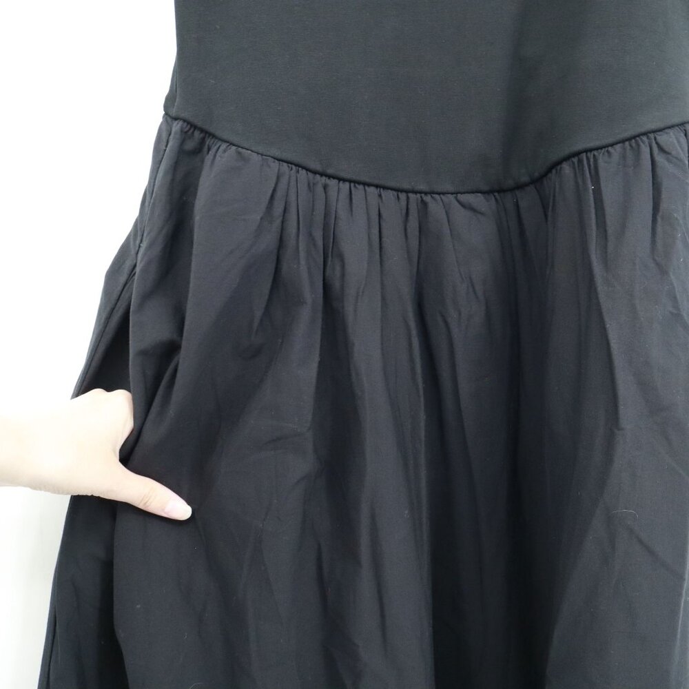 J. Crew Petite Drop-Waist Mixy Dress Womens MP Black Whimsigoth Fairy Grunge NWT - Picture 6 of 16